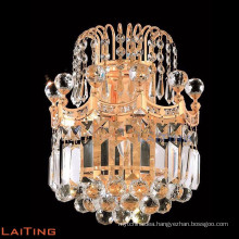 Gold crystal chandelier wall light European wall sconce 32437